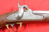 32904-SUPERIOR H. ASTON U.S. MODEL 1842 PERCUSSION .54 CAL. SINGLE SHOT CAVALRY PISTOL DATED 1850. - 3 of 7