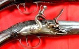 32900 PAIR OF FINE FRENCH FLINTLOCK KUBUR HOLSTER PISTOLS MADE FOR OTTOMAN TRADE, CIRCA 1770-80. - 7 of 14