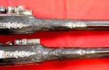 32900 PAIR OF FINE FRENCH FLINTLOCK KUBUR HOLSTER PISTOLS MADE FOR OTTOMAN TRADE, CIRCA 1770-80. - 12 of 14