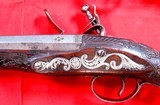 32900 PAIR OF FINE FRENCH FLINTLOCK KUBUR HOLSTER PISTOLS MADE FOR OTTOMAN TRADE, CIRCA 1770-80. - 9 of 14