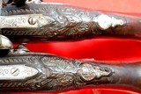32900 PAIR OF FINE FRENCH FLINTLOCK KUBUR HOLSTER PISTOLS MADE FOR OTTOMAN TRADE, CIRCA 1770-80. - 4 of 14