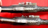 32900 PAIR OF FINE FRENCH FLINTLOCK KUBUR HOLSTER PISTOLS MADE FOR OTTOMAN TRADE, CIRCA 1770-80. - 11 of 14