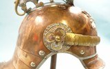 32915- SAXON PATTERN 1890 GARDE-REITER (HEAVY CAVALRY) DRESS HELMET W/ 1907 PATTERN LION. - 9 of 13