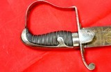 32917- GEORGE III BRITISH PATTERN 1796 LIGHT CAVALRY OFFICER’S SWORD AND SCABBARD MAKER SIGNED “HAWKES & CO./ 57 PICCADILLY, LONDON” CIRCA 1800. - 4 of 12