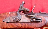 32696- HACKER MARTIN SIGNED FLINTLOCK VIRGINIA SILVER MOUNTED KENTUCKY STYLE PISTOL. - 3 of 10