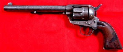 32918-ORIGINAL COLT U.S. CAVALRY MODEL 1873 SINGLE ACTION  SAA .45LC 7 1/2” REVOLVER MFG. 1883.