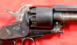 32929- ORIGINAL CIVIL WAR CONFEDERATE LEMAT 2ND MODEL 10 SHOT PERCUSSION REVOLVER SERIAL NUMBER 1843 CIRCA 1862. - 3 of 11