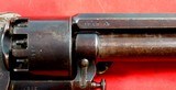 32929- ORIGINAL CIVIL WAR CONFEDERATE LEMAT 2ND MODEL 10 SHOT PERCUSSION REVOLVER SERIAL NUMBER 1843 CIRCA 1862. - 5 of 11