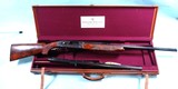 RARE WINCHESTER GRADE 5 FACTORY GAME SCENE FACTORY ENGRAVED MODEL 50 SEMI-AUTO 20 GA. SHOTGUN CA. 1958 W/2 SETS OF BARRELS AND A&F ORIG. LUGGAGE CASE - 1 of 12