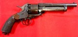 32927-ORIGINAL CIVIL WAR CONFEDERATE LEMAT TRANSITION 1ST MODEL LEMAT 10 SHOT PERCUSSION REVOLVER SERIAL NUMBER 692 CIRCA EARLY 1862. - 1 of 13