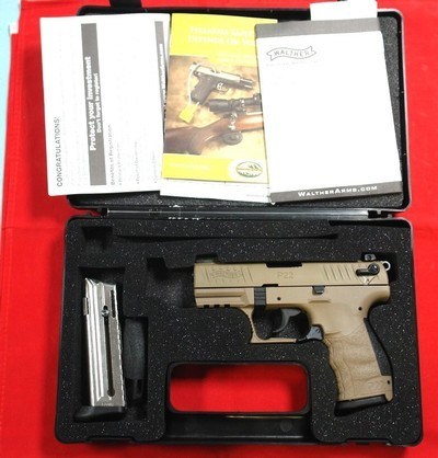 32882-WALTHER P22 OR P-22 .22LR CAL. SEMI-AUTO PISTOL IN ORIG. CASE
