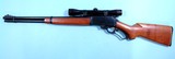 MARLIN MODEL 336 LEVER ACTION .30-30 WCF  CARBINE CA. 1975 WITH REDFIELD SCOPE. - 2 of 8