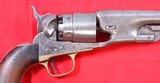 EARLY CIVIL WAR COLT U.S. MODEL 1860 4-SCREW PERCUSSION .44 CAL. ARMY REVOLVER W/ HOLSTER. - 3 of 9