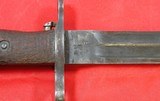 32809-SUPERIOR SPRINGFIELD U.S. MODEL 1905 BAYONET DATED 1918 W/ MODEL 1910 SCABBARD & COVER. - 4 of 5