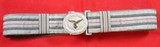 32435-ORIGINAL WW2 WWII GERMAN NAZI LUFTWAFFE OFFICER’S DRESS SWORD BELT AND BUCKLE.