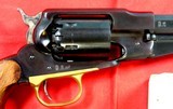 PIETTA ITALIAN MADE CIVIL WAR PERCUSSION REMINGTON NEW MODEL ARMY .44 CALIBER BLUE REVOLVER. - 2 of 7