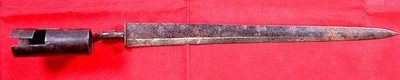 REVOLUTIONARY WAR ERA DUTCH SOCKET BAYONET FROM THE GEORGE NEUMANN COLLECTION CIRCA 1760’S.