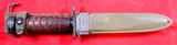 WW2 WWII IMPERIAL U.S. M4 BAYONET W/ M8 SCABBARD FOR THE M1 CARBINE. - 6 of 6