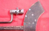 32819-SUPERIOR CIVIL WAR U.S. MODEL 1855 SOCKET BAYONET, SCABBARD AND BELT FROG. - 4 of 7