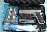 KIMBER STAINLESS TARGET II MODEL 1911 9MM LUGER CAL. PISTOL IN ORIG. CASE