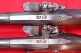 32926- REVOLUTIONARY WAR PAIR OF FRENCH FLINTLOCK OFFICER’S PISTOLS CIRCA LATE 1770’S. - 5 of 9