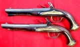 32926- REVOLUTIONARY WAR PAIR OF FRENCH FLINTLOCK OFFICER’S PISTOLS CIRCA LATE 1770’S. - 2 of 9