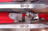 32926- REVOLUTIONARY WAR PAIR OF FRENCH FLINTLOCK OFFICER’S PISTOLS CIRCA LATE 1770’S. - 6 of 9
