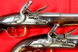 32926- REVOLUTIONARY WAR PAIR OF FRENCH FLINTLOCK OFFICER’S PISTOLS CIRCA LATE 1770’S. - 3 of 9