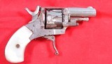 CLEMENT ARMS CO “VELO DOG” FOLDING TRIGGER .22 RF (5.5 VELO) DERRINGER ANTIQUE POCKET REVOLVER. - 2 of 3 CLEMENT ARMS CO “VELO DOG” FOLDING TRIGGER .22 RF (5.5 VELO) DERRINGER ANTIQUE POCKET REVOLVER. - 2 of 3