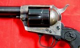 COLT 2ND GENERATION 1873 SINGLE ACTION .45LC CAL. 7 1/2” REVOLVER MFG. 1957. - 4 of 9