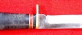 EARLY 1950’s WESTERN BOULDER COLORADO “BIRD AND TROUT” KNIFE WITH ORIGINAL SHEATH. - 3 of 4