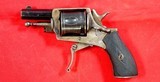 BELGIAN VELO DOG FOLDING TRIGGER DOUBLE ACTION .32 CF CAL. VEST POCKET REVOLVER CA. 1890’S. - 2 of 4