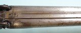 LEWIS & TOMES, NEW YORK CITY IMPORT PERCUSSION 12 GA. SIDE X SIDE SHOTGUN CIRCA 1840. - 5 of 7