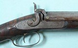 LEWIS & TOMES, NEW YORK CITY IMPORT PERCUSSION 12 GA. SIDE X SIDE SHOTGUN CIRCA 1840. - 3 of 7