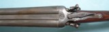 BELGIAN HAMILTON 12 GA HAMMER SIDE BY SIDE SXS SHOTGUN WITH 30” BARRELS - 5 of 5