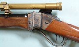 PEDERSOLI SHARPS BLACK POWDER MODEL 1863 PERCUSSION SPORTING RIFLE W/ MALCOLM STYLE SCOPE. - 4 of 4