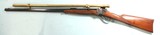 PEDERSOLI SHARPS BLACK POWDER MODEL 1863 PERCUSSION SPORTING RIFLE W/ MALCOLM STYLE SCOPE. - 2 of 4
