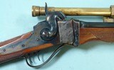 PEDERSOLI SHARPS BLACK POWDER MODEL 1863 PERCUSSION SPORTING RIFLE W/ MALCOLM STYLE SCOPE. - 3 of 4