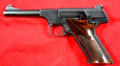 COLT WOODSMAN 2nd (S) SERIES SPORT MODEL .22 LR .22LR WITH 4.5” BARREL CIRCA 1949.