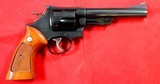 1978 SMITH & WESSON S&W MOD. 57 6” BLUE REVOLVER REV .41 MAG IN ORIGINAL CASE. - 2 of 6