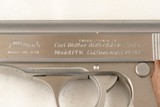 WALTHER PPK STAINLESS .380 ACP SEMI-AUTO PISTOL CA. 1980’S. - 4 of 6