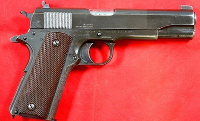 WW2 WWII COLT U.S. GOVERNMENT MODEL 1911A1 OR 1911-A1 .45 ACP BRITISH LEND LEASE PISTOL MFG. 1944.