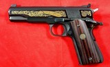 COLT CUSTOM SHOP ENGRAVED SAM COLT COMMEMORATIVE 1836-1981 1911 ACE .22LR CAL. PISTOL. - 2 of 7