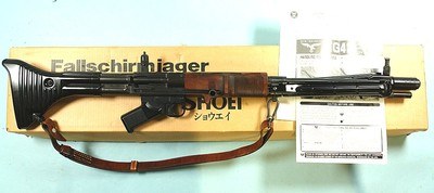 WWII WW2 SHOEI FG-42 FG42 TYPE 1 REPLICA NON FIRING NON GUN RIFLE WITH ORIG BOX