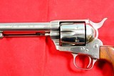 32930-CASED COLT MODEL 1873 FRONTIER SIX SHOOTER .44-40 SAA SINGLE ACTION COMMEMORATIVE 7 1/2” NICKEL CENTENNIAL REVOLVER MFG. 1973. - 4 of 12