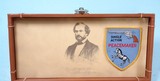 32930-CASED COLT MODEL 1873 FRONTIER SIX SHOOTER .44-40 SAA SINGLE ACTION COMMEMORATIVE 7 1/2” NICKEL CENTENNIAL REVOLVER MFG. 1973. - 9 of 12