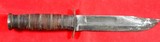 ORIGINAL USMC KABAR KA-BAR FIGHTING KNIFE FROM KOREAN WAR ERA CIRCA 1950'S.