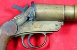 BRITISH WW1 WWI WEBLEY & SCOTT VERY BRASS FLARE OR SIGNAL PISTOL. - 4 of 4 BRITISH WW1 WWI WEBLEY & SCOTT VERY BRASS FLARE OR SIGNAL PISTOL. - 4 of 4