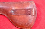 EXTRA NICE MARLIN FIRE ARMS CO. MODEL 1887 .32S&W D.A. TOP BREAK NICKEL REVOLVER WITH HOLSTER (ANTIQUE). - 8 of 9