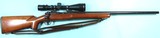 PRE-64 WINCHESTER MODEL 70 HEAVY BARREL .243 WIN. CAL. TARGET RIFLE MFG 1961 W/SCOPE. - 1 of 5